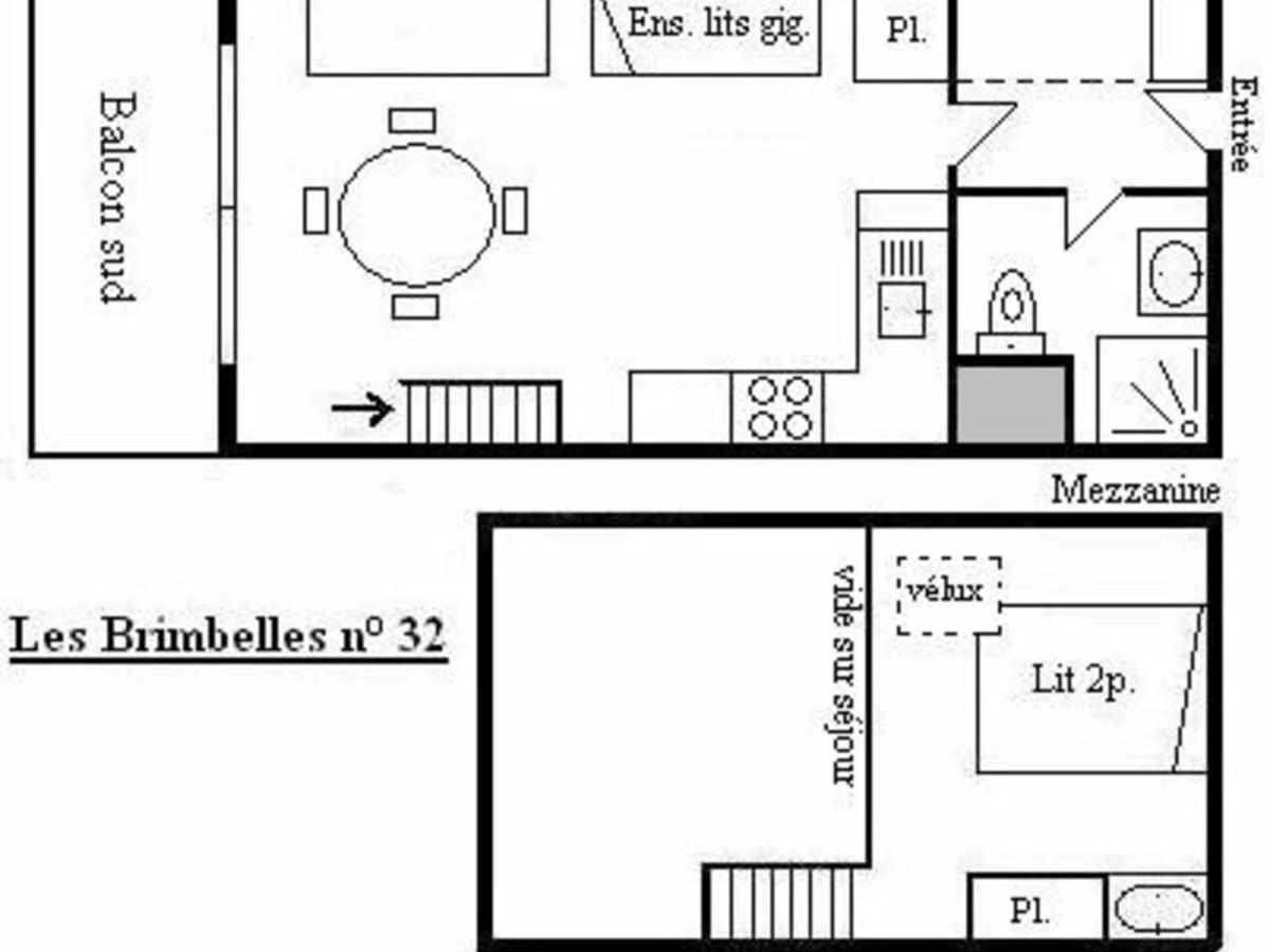 Studio Mezzanine 5 Pers Avec Balcon Sud, Coeur Meribel, Proche Pistes Et Commerces - Fr-1-180-304 Экстерьер фото